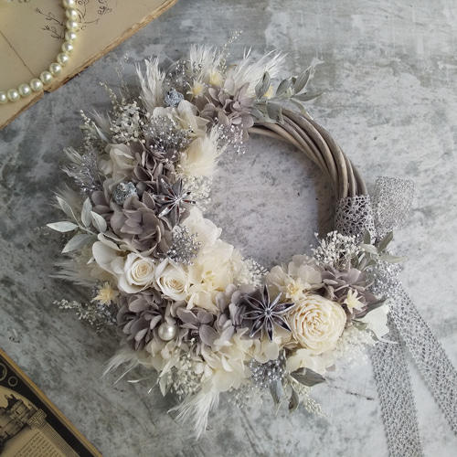 ⁿᵉʷ⚘.。Lune Bonheur＜shabby chic ＞＊夏＊リース＊ハーフ