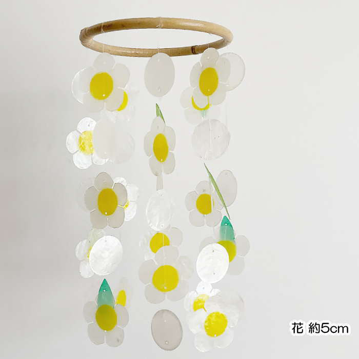 シェル 風鈴 貝殻 風鈴 シェル モービル（DIYタイプ）吊り下げ シェル 雑貨 インテリア 海雑貨 夏休み工作