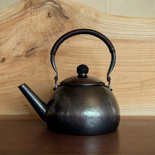 銅壺簡易0217 茶壺銅工芸ブリキや彰三的作品19511122｜Creema