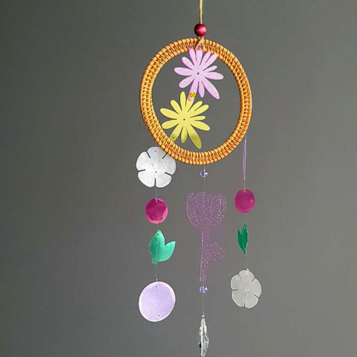 サンキャッチャー アクリル モービル DIY シェル風鈴 貝殻風鈴 夏休み工作 子供工作 イベント