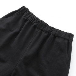 涼やかな、理想のパンツ。東炊きコットンリネンのワイドパンツ（ブラック）PT11 17枚目の画像