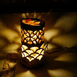 竹灯り　　〜幻桜〜　竹灯籠　極太孟宗竹 竹灯り カラー彩シリーズ 〜幻桜〜 竹灯籠 極太孟宗竹 | iichi 日々の