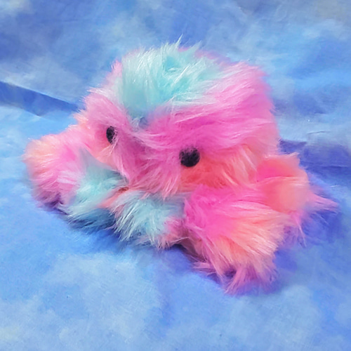 かわいい蜘蛛ちゃんのぬいぐるみ レインボーファーvor