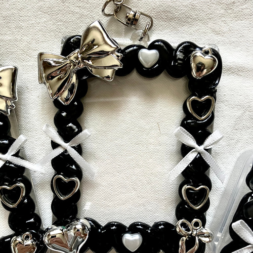 ホイップ デコ トレカケース キーホルダー 小物ケース ハンドメイド