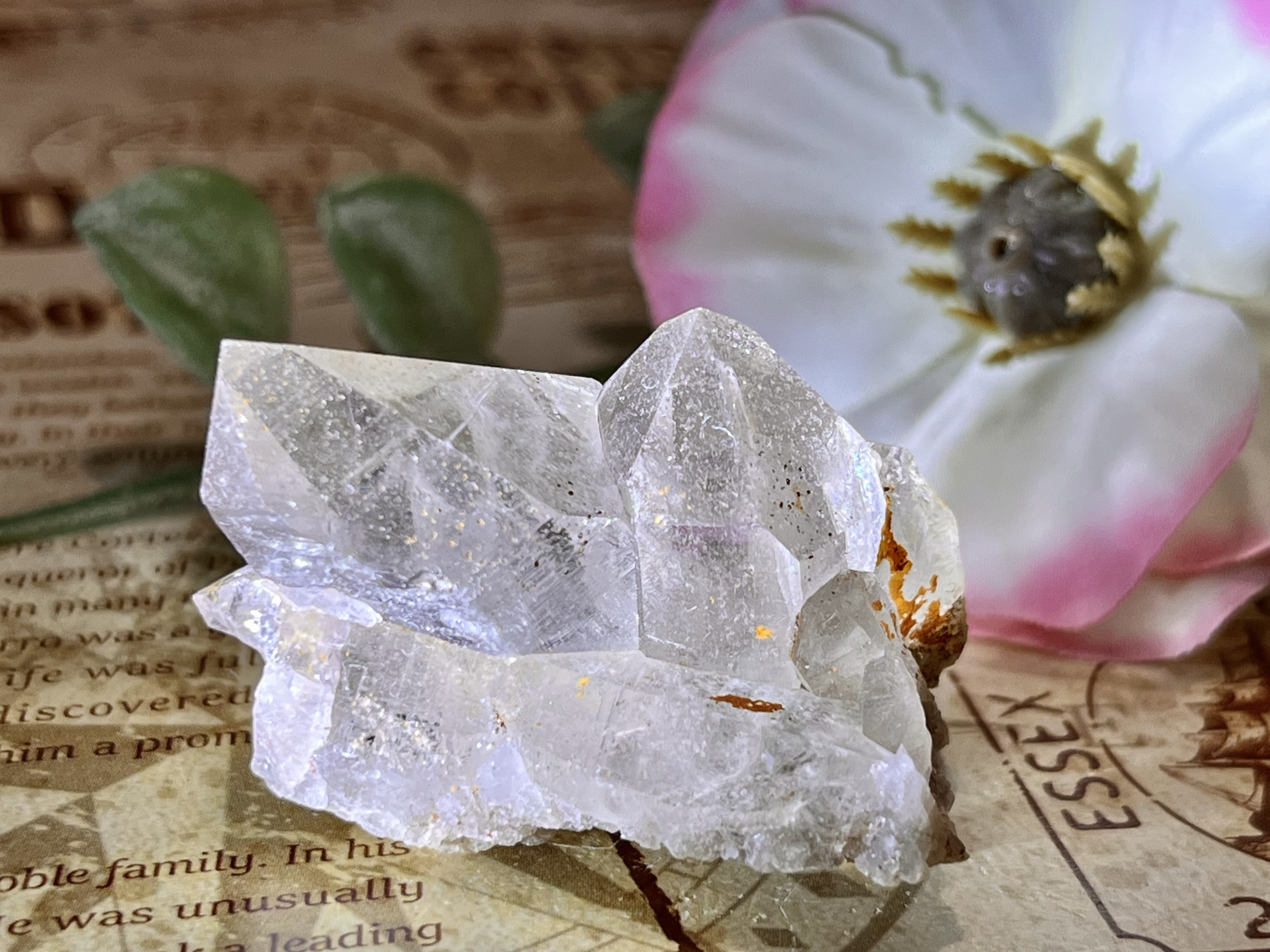 レシーバー　ヒマラヤ  マニカラン産　水晶  原石　クラスター　クリスタルその他置物