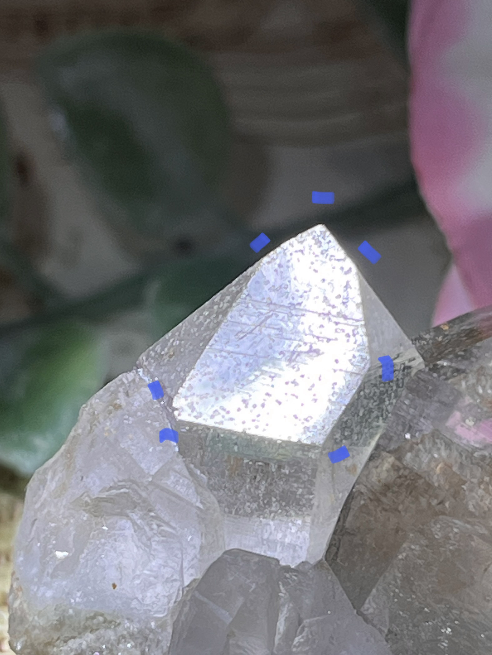 レシーバー　ヒマラヤ  マニカラン産　水晶  原石　クラスター　クリスタル