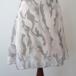 バレエ　ラップスカート[カモフラージュ・パステル40-110] U083 camo pastel 9枚目の画像