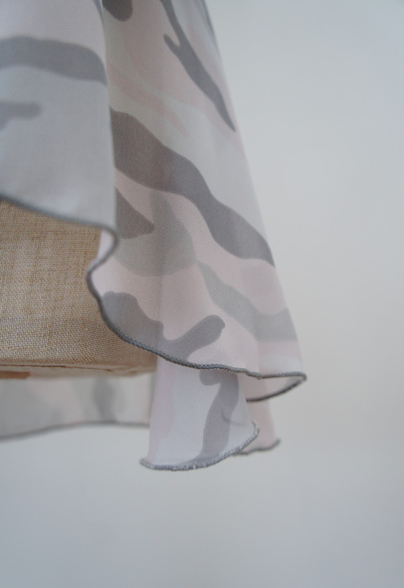 バレエ　ラップスカート[カモフラージュ・パステル40-110] U083 camo pastel 8枚目の画像