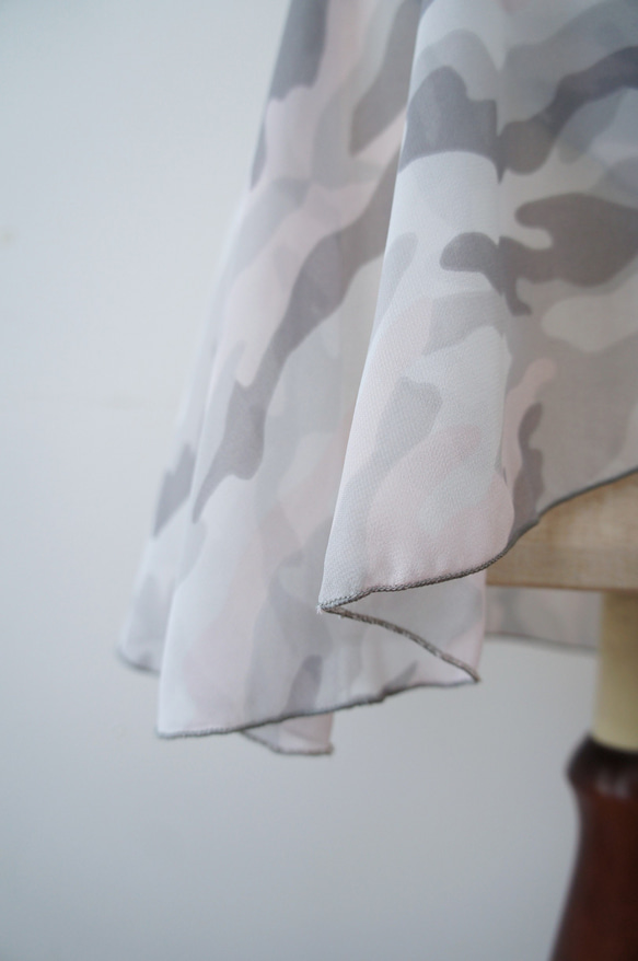 バレエ　ラップスカート[カモフラージュ・パステル40-110] U083 camo pastel 3枚目の画像