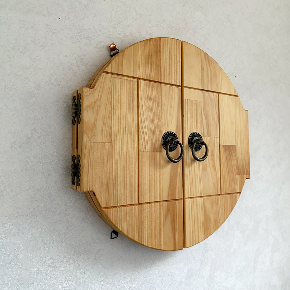 場所を取らない！壁掛け単面鏡（ラウンド）