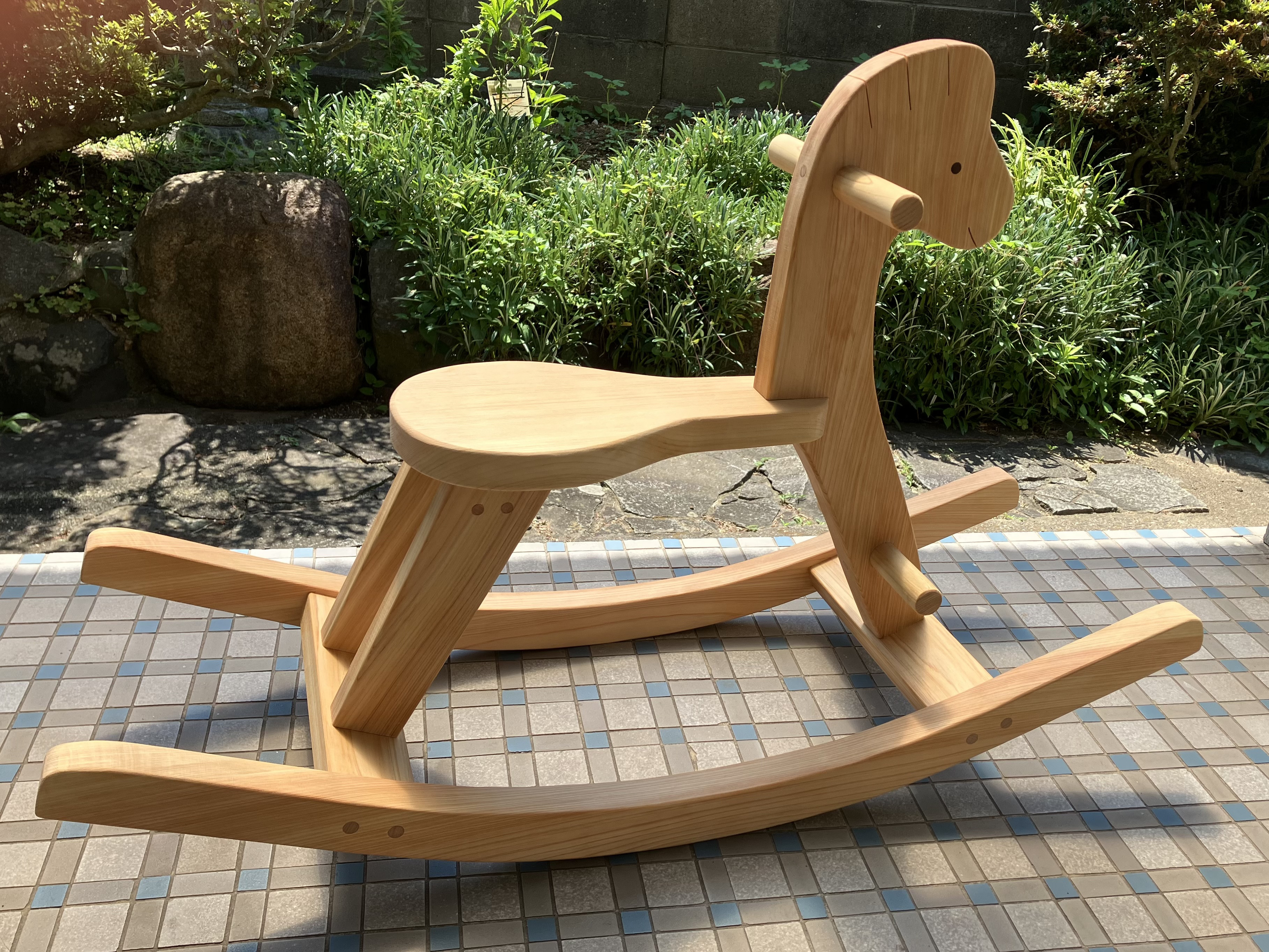 ひのきの木馬おもちゃ(大きめ)