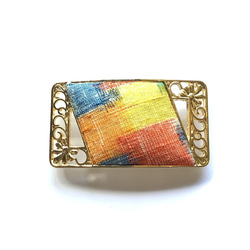 塩沢織木目込みパッチワーク 桜と逆さ富士 その他アート tsumugi-kan