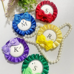 ♡専用♡新品限定ARomantic ギャレンタイン 新作リボンセット 推しカラー×推しのイニシャルロゼット(フリル) その他