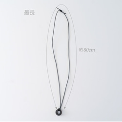 ［New］積み革のネックレス 9枚目の画像