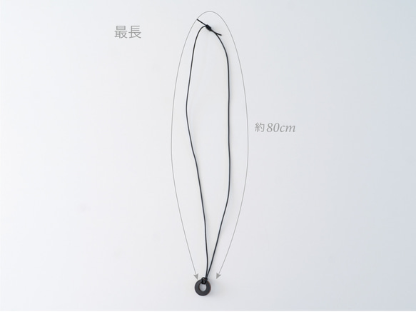 ［New］積み革のネックレス 9枚目の画像