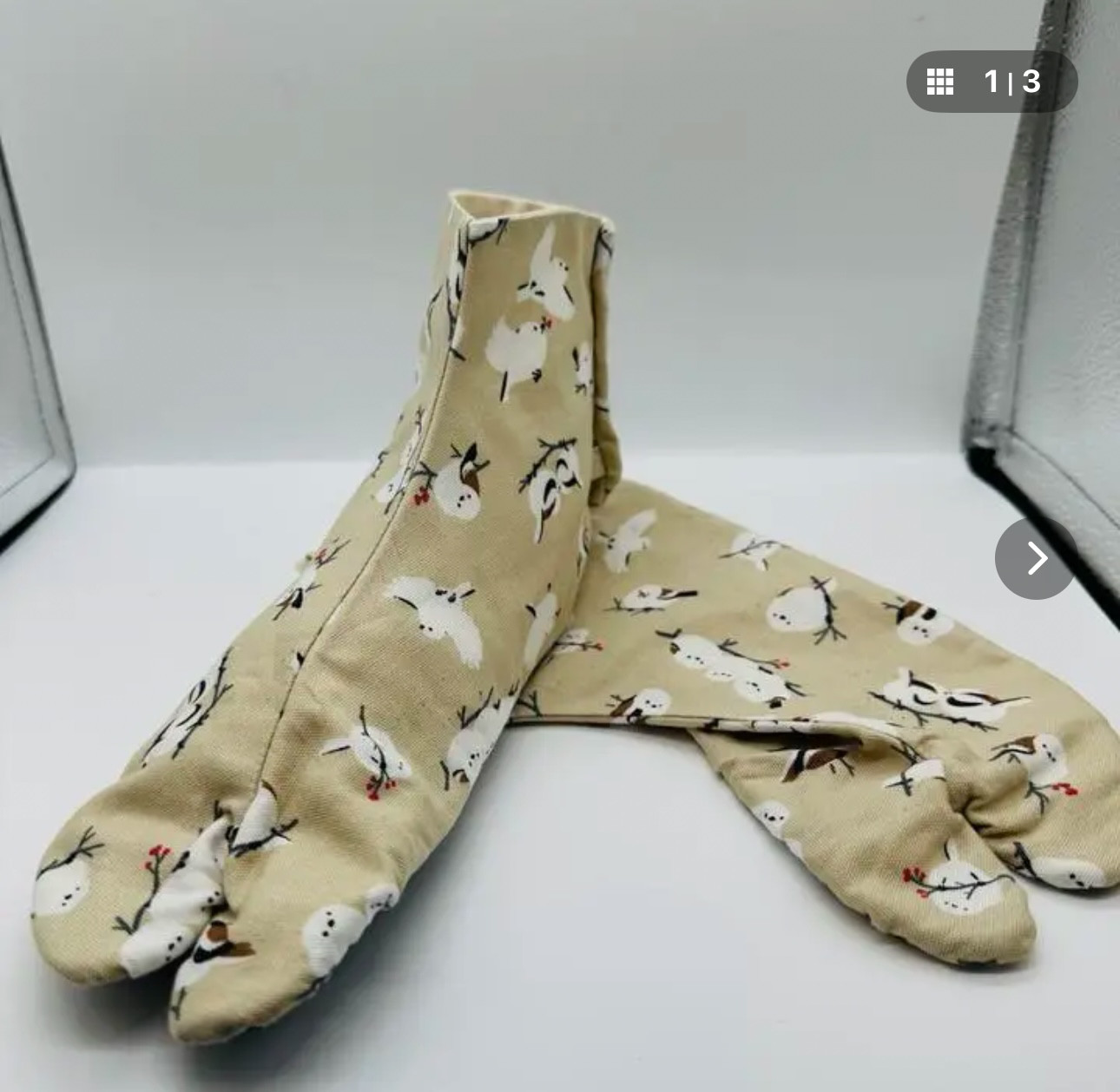 デザイン足袋　85番　シマエナガ