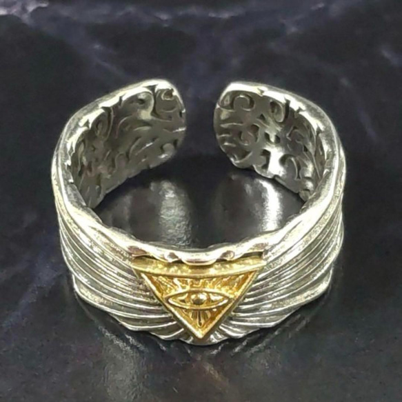 特別価格　刻印入り　silver925 メンズ　銀　指輪　メキシカンジュエリー　シルバー　フリーサイズ　ギフト 3枚目の画像