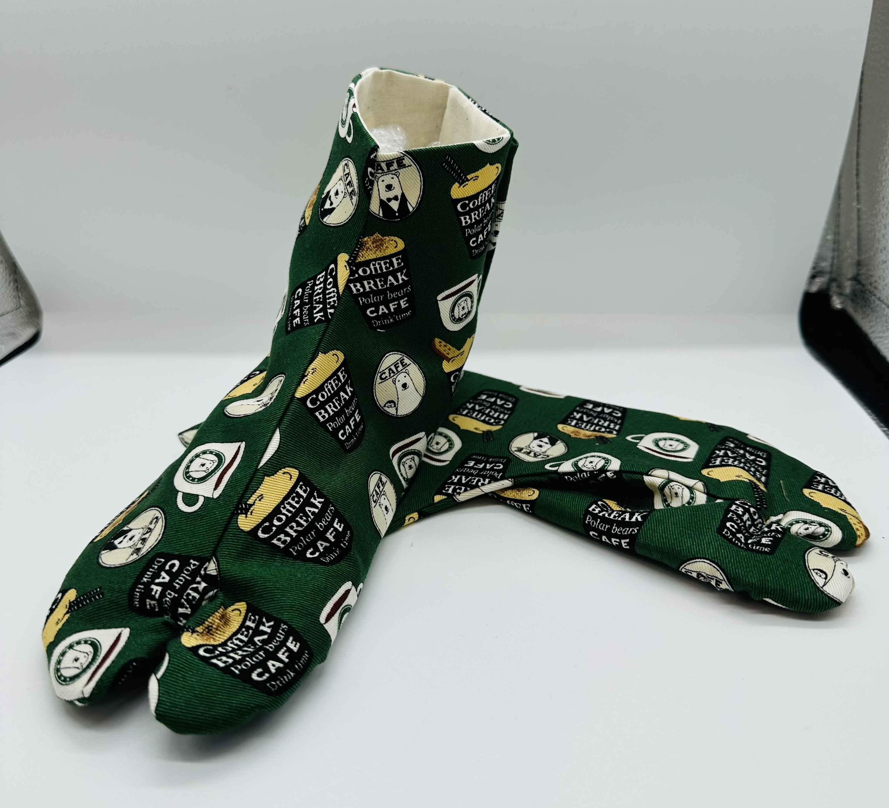 デザイン足袋　98番　COFFEE BREAK ②