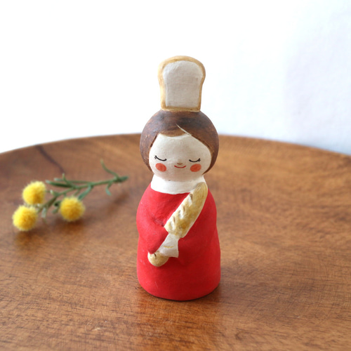 にしおゆき　陶器人形 フランスパン にしおゆき 陶製人形 りんごのトルソ｜和食器の通販 monsen