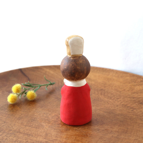 にしおゆき　陶器人形 フランスパン 陶器で作った人形 noru doll ( ノルドール ) パン好きさん 再販 その他