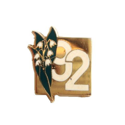 ピンズ すずらん 92 フランス ピンバッジ 鈴蘭の日 ヴィンテージ