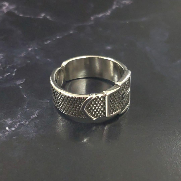 オープン特価　刻印入り　silver925 メキシカンリング　ユニセックス　銀　フリーサイズ　 4枚目の画像