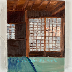 16×23㎝「朝の海6」サムホール・油彩画・原画 絵画 かいがの