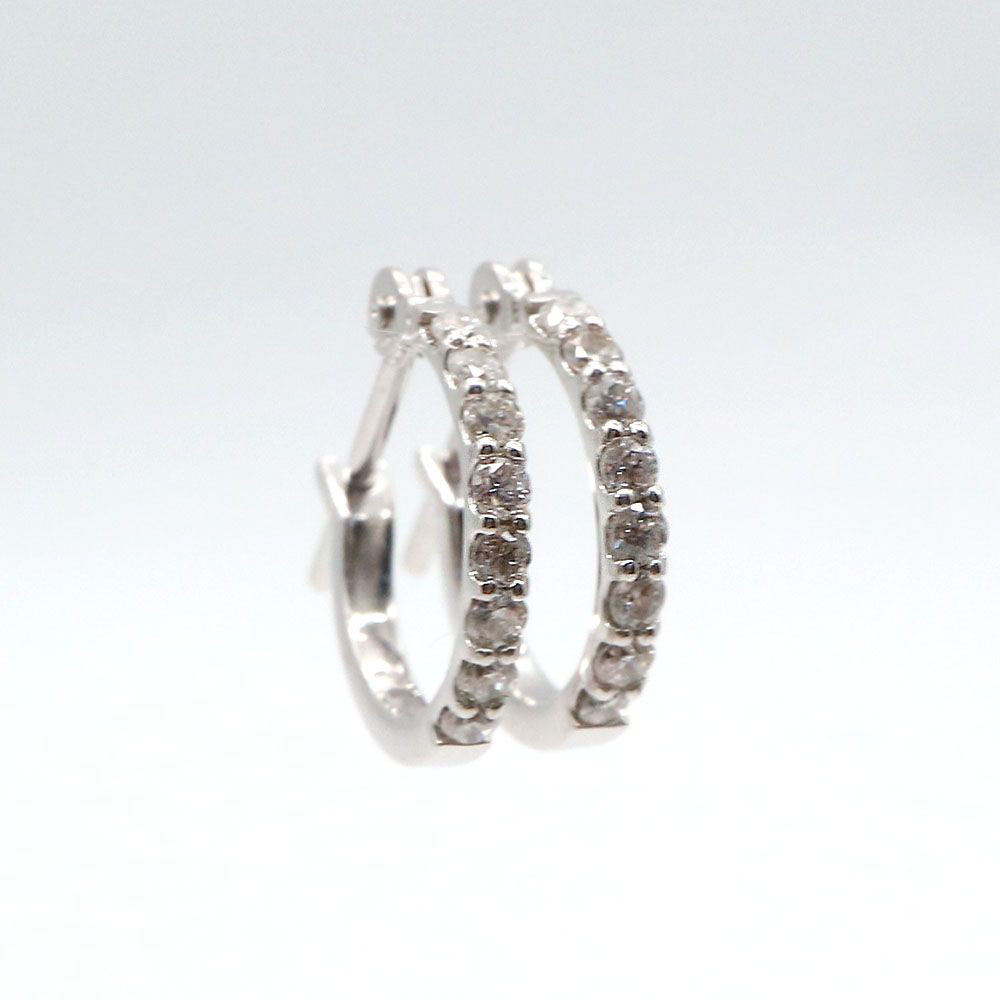 CE-P-7 【CERCA】ダイヤ/WG ピアス