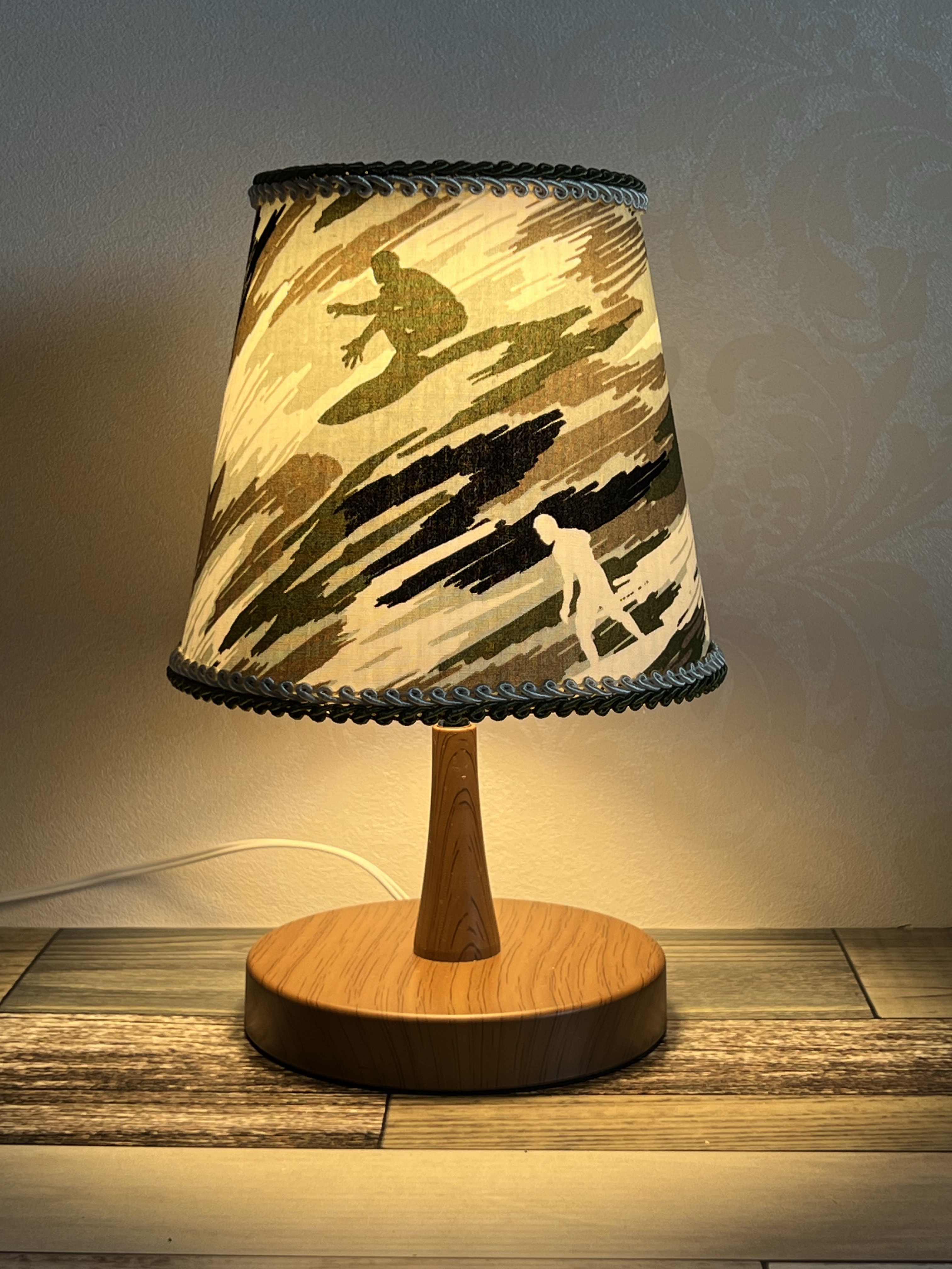 ハワイアンランプシェード　サーファーｘカモフラージュ