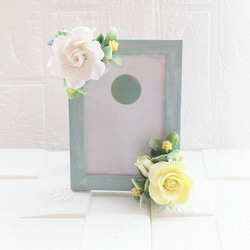 ❀クレイフラワー❀可愛い♪クレイのいちごとバラのアレンジメント❀春