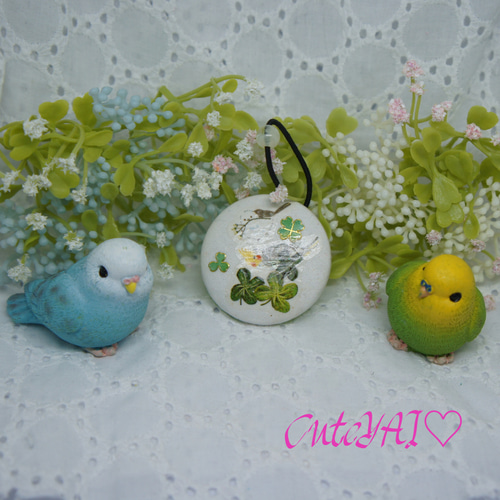 ❁hAnafany❁(専用) くるみボタン 鳥刺繍 ヘアゴム