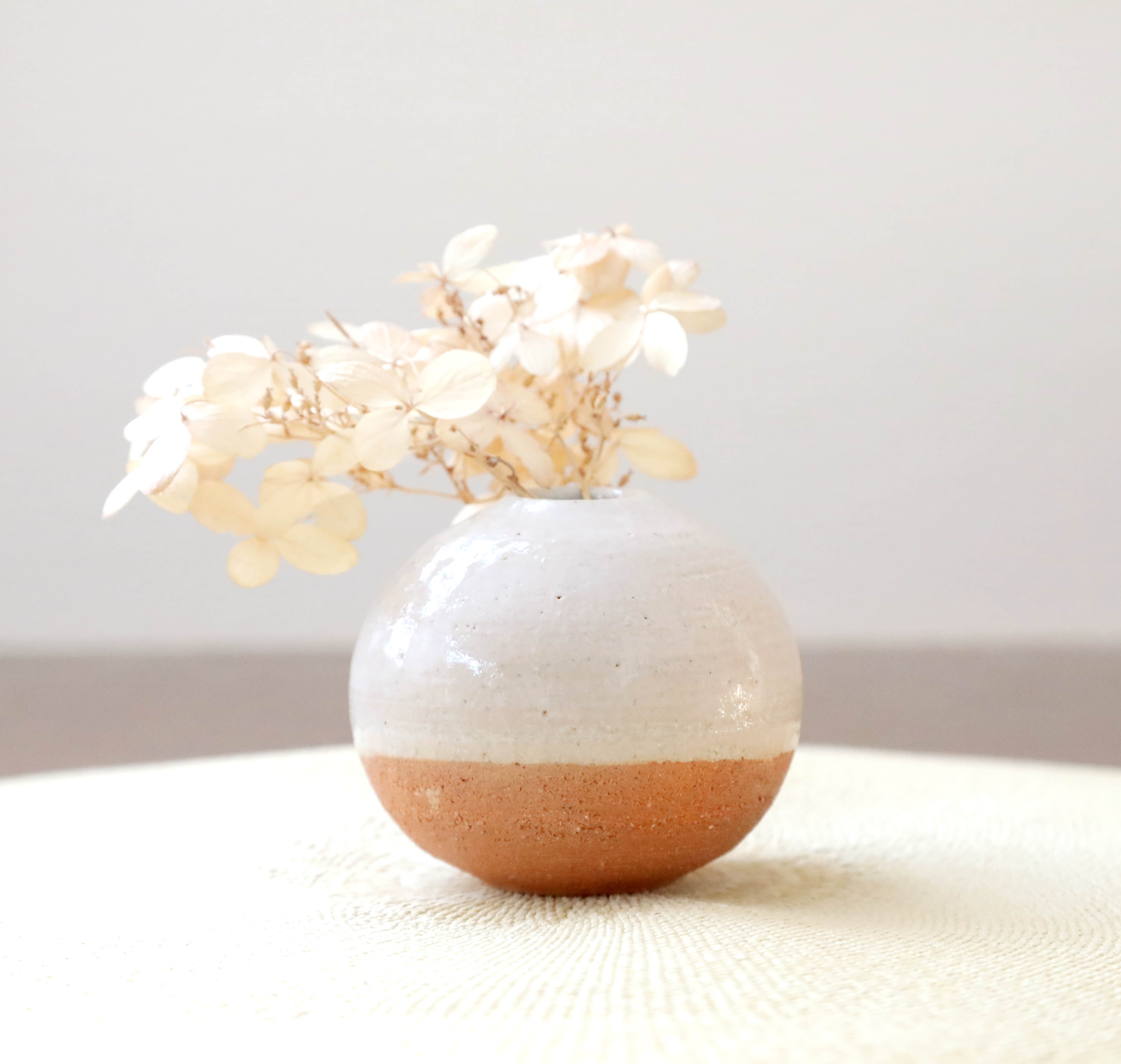 薪窯]自然釉 水滴 一輪挿し 1 一輪挿し・花瓶・花器