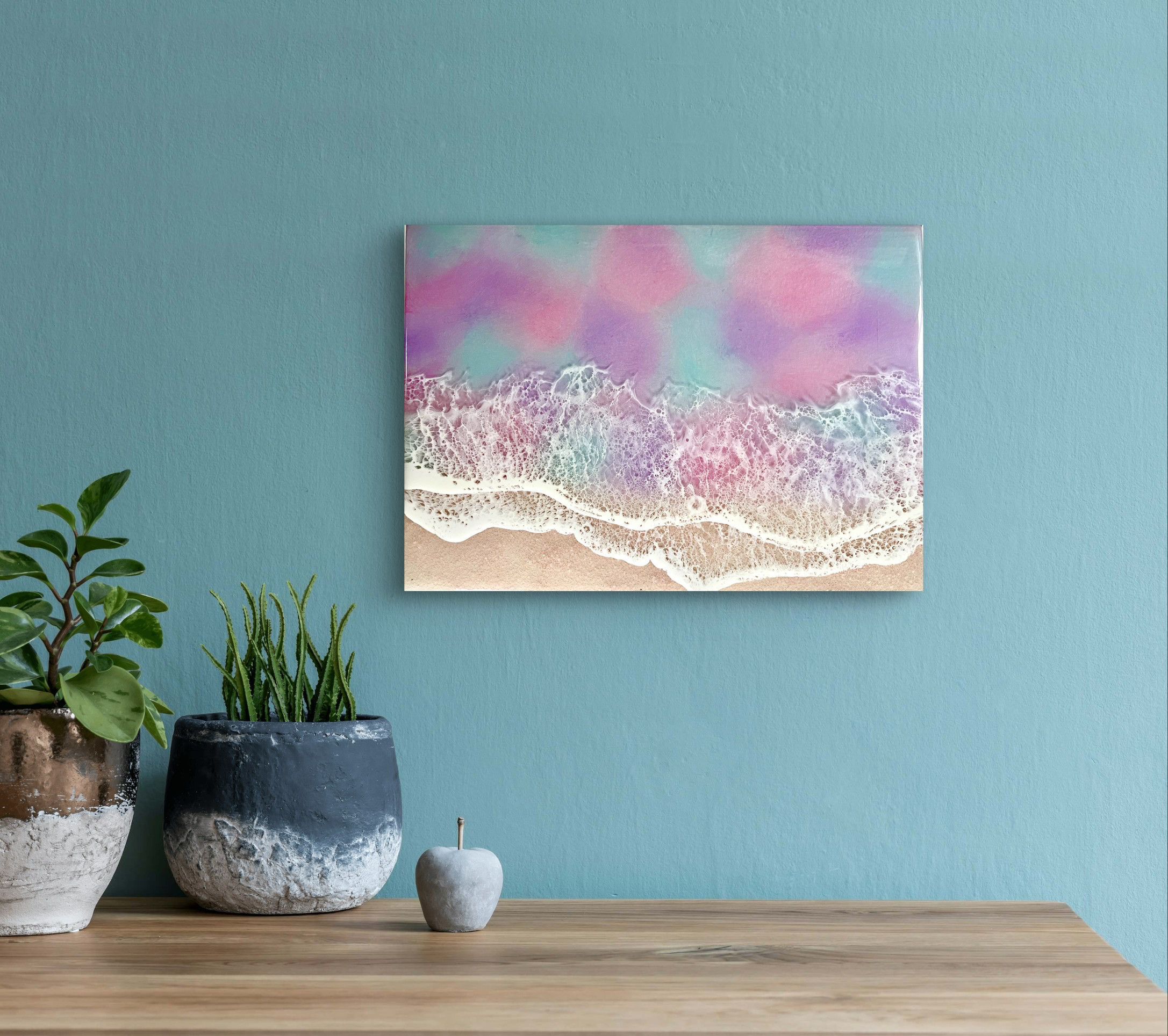 【送料無料】オーシャンレジンアートA4パネル