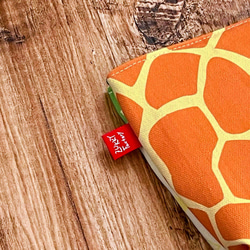 【特集掲載】《送料無料》ワケありな逸品 数量限定 ふんわりミニポーチ キリン 4枚目の画像