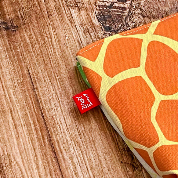 【特集掲載】《送料無料》ワケありな逸品 数量限定 ふんわりミニポーチ キリン 4枚目の画像