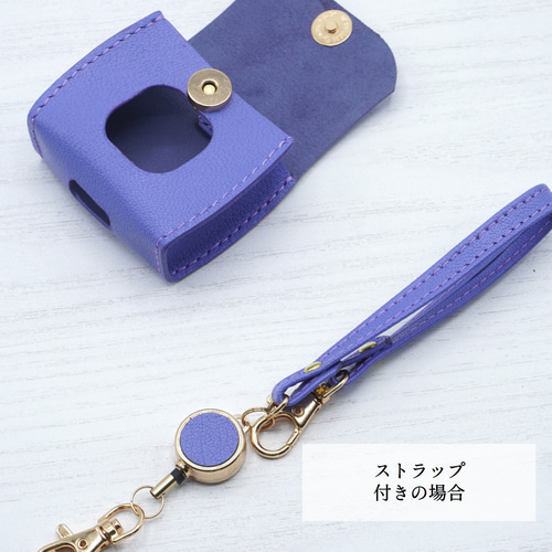 まぁるい×パステルカラーのGPSケース 高級フレンチレザー Botトーク