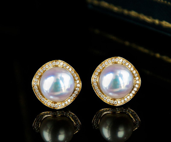 La Corser】小浪玉セット 7.5-9.4mm 日本製アコヤ天然海水真珠ピアス 