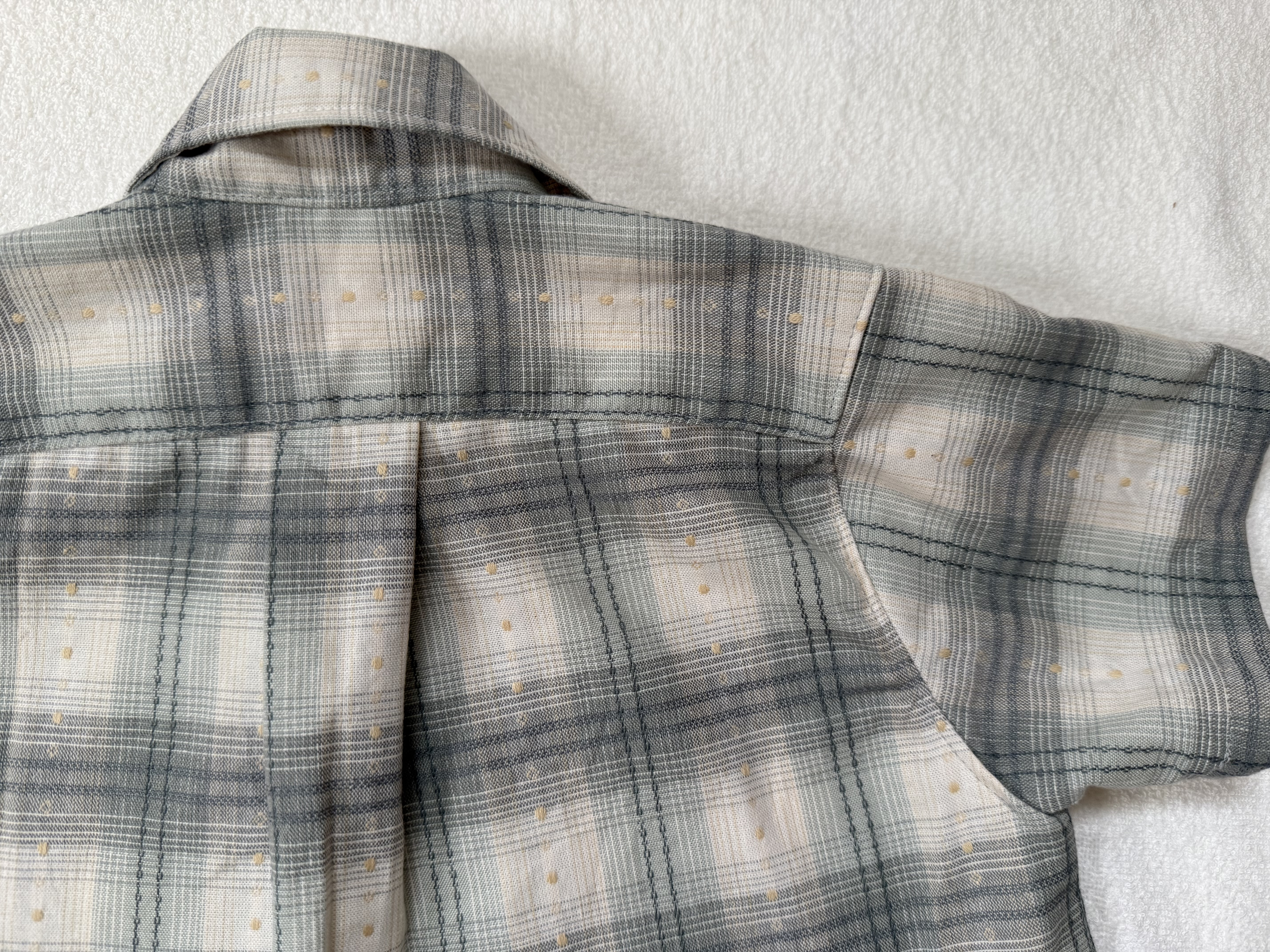 くすみチェックのセットアップ 6,163円