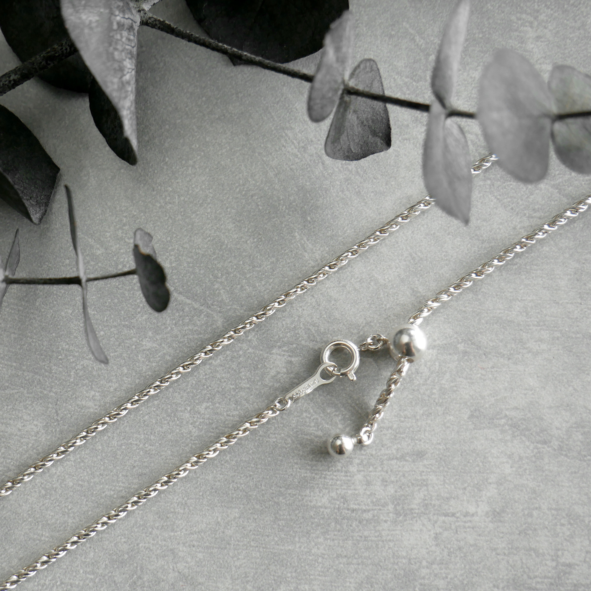 スライド式ネックレス　TYPE5 / silver　NC005