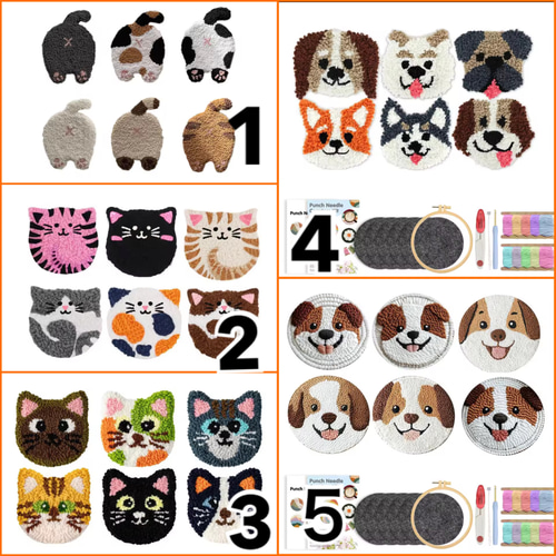 ハンドメイド小物セット Amazon.co.jp: ミニクラフトパンチセット 小豆 6個入 ジャパン