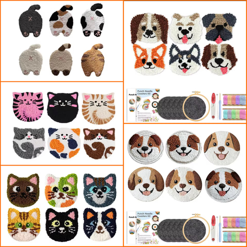 選べる5デザイン！ハンドメイド初心者に◎フルセット！アニマルパンチ