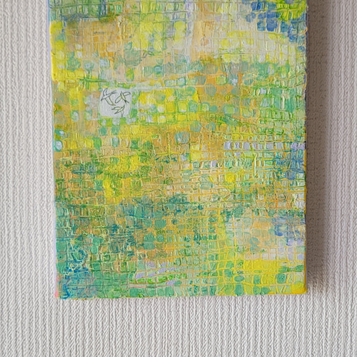 原画 絵画 『初夏』【豆絵】油絵 キャンバスサイズ0号 気軽に