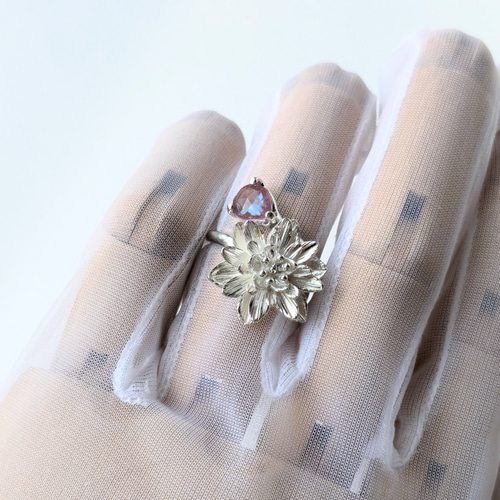 アンティーク　サフィレット　リング　指輪　フロスト　JBB ナベット　マーキス サフィレット リング・指輪 オンライン ストアハンドメイド