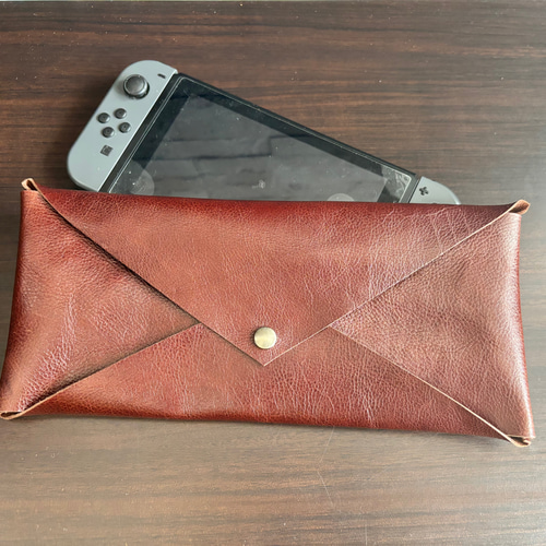 値下げ！BROWN BROWN レザーケース 本革✴︎大人の為の任天堂Switch2レザーケース✴︎ソフト収納