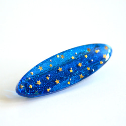 ☆星空レジンのクリップピン 1枚目の画像