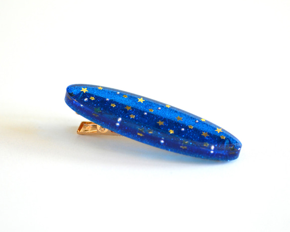 ☆星空レジンのクリップピン 6枚目の画像