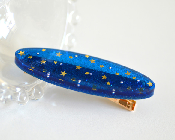 ☆星空レジンのクリップピン 8枚目の画像