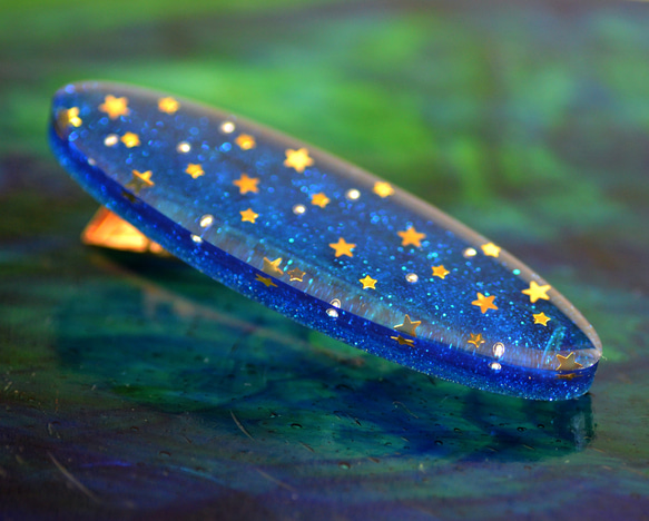 ☆星空レジンのクリップピン 9枚目の画像