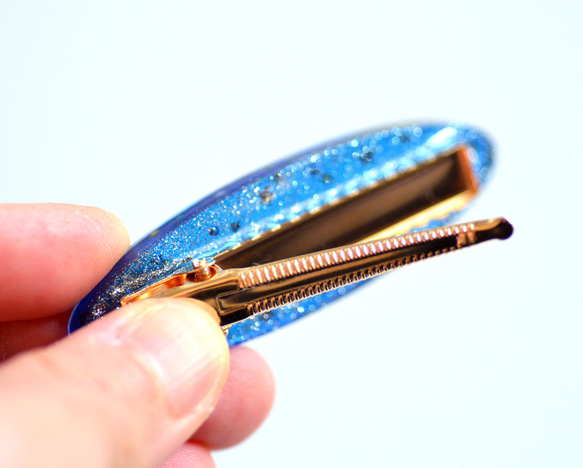 ☆星空レジンのクリップピン 4枚目の画像