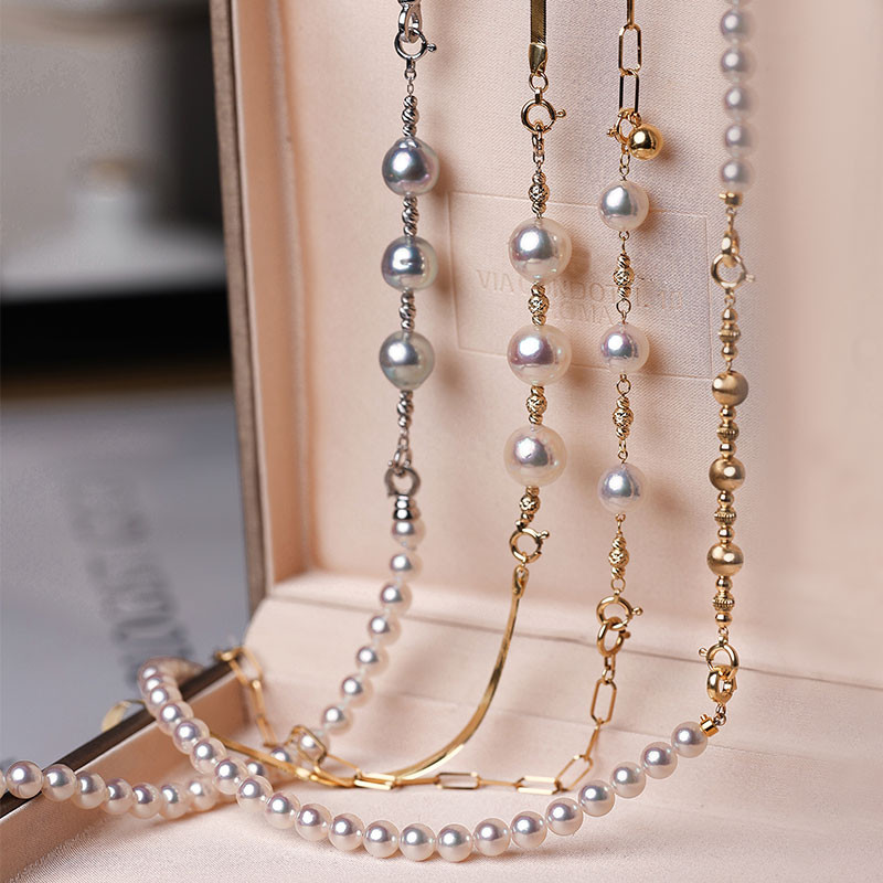 [ヘイズジュエリー] Mr.Rightシリーズ 18Kゴールド インフィニットポッシブルエクステンションチェーン 8.5-9mm